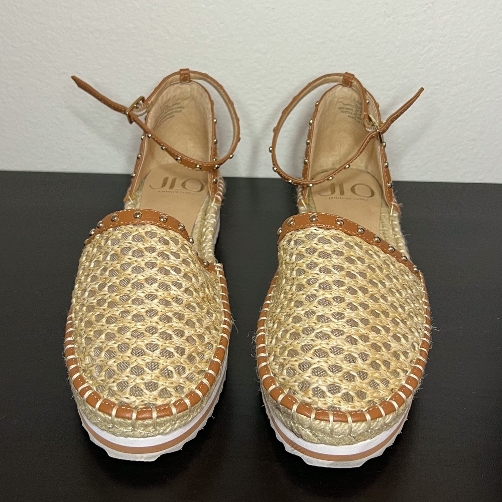 Jlo Lisly Woven Sandals
